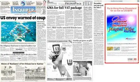 Philippine Daily Inquirer – September 18, 2005