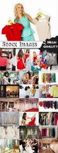 Girl with the dress and clothing store - 25 HQ Jpg