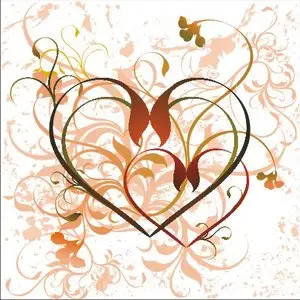 Vector FLORAL HEART 3678980