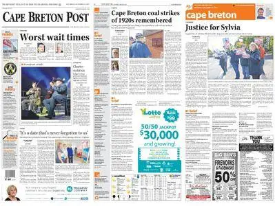 Cape Breton Post – October 14, 2017