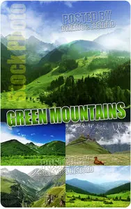Green Mountains - UHQ Stock Photo