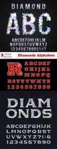 Vectors - Diamonds Alphabets Set