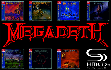 Megadeth - 7 Japanese SHM-CD (1986-1999) (2013, Toshiba, TOCP-95117~23)