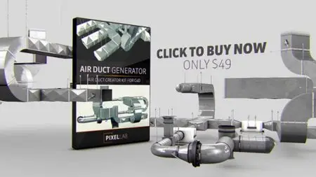 The Pixel Lab Air Duct Generator for Cinema 4D