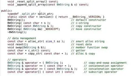 C++: Building a String Library