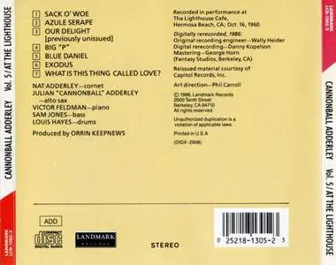 The Cannonball Adderley Quintet - At The Lighthouse (1960) {Landmark}