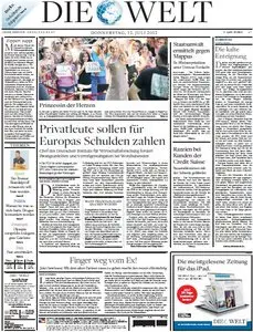 Die Welt vom 12. Juli 2012