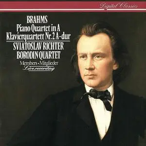 Sviatoslav Richter, Borodin Quartet Members - Johannes Brahms: Piano Quartet No. 2 in A (1987)