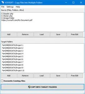 VovSoft Copy Files Into Multiple Folders 5.0 Multilingual Portable
