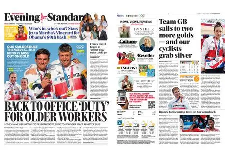 London Evening Standard – August 03, 2021