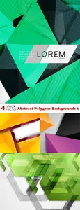 Vectors - Abstract Polygons Backgrounds 6