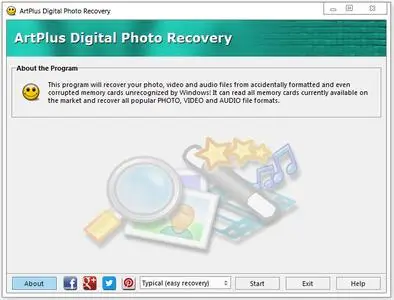 ArtPlus Digital Photo Recovery 7.2.9.220