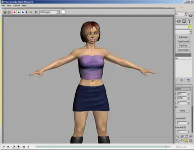 Eva Wild Complete Series Modelling Texturing Mapping Clothing Rigging 