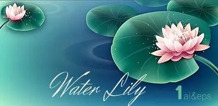 Water Lily Vector Design