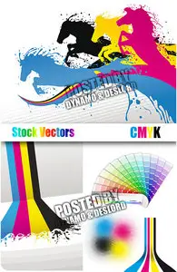 Stock Vectors - CMYK