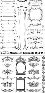 Vectors - Ornament Elements (Set 27)