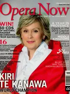 Opera Now - January 2013