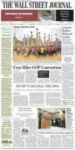 The Wall Street Journal Asia  July 22 2016