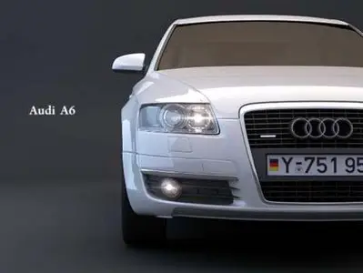 Audi A6 - 3D Max 2008 Model