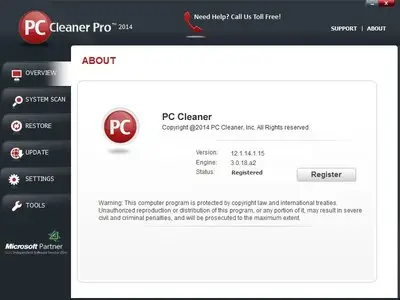 PC Cleaner Pro 2014 12.1.14.1.15