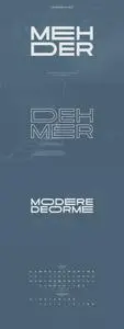 Mehder - Modern Display Font