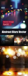Abstract Blurs Backgrounds Vector