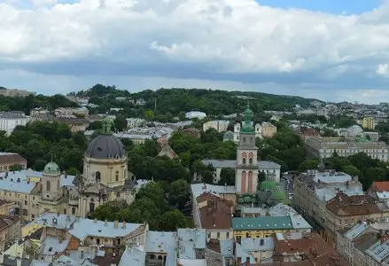Beautiful views of Lviv