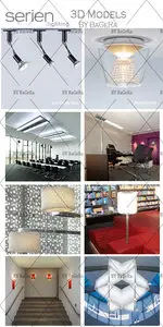 Serien lighting 3D Models Collection