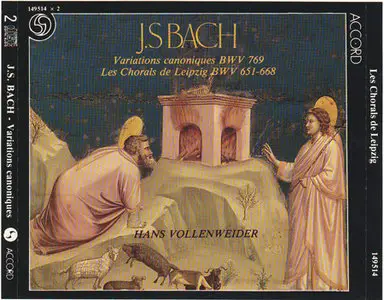 Bach - Variations canoniques; Les Chorales de Leipzig, BWV 769, 651-668 (Hans Vollenweider) [1995] *Re-Up*
