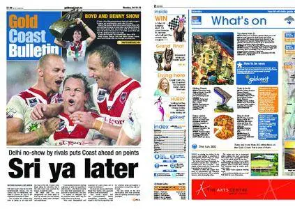 The Gold Coast Bulletin – October 04, 2010