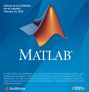 MathWorks MATLAB R2023a macOs