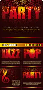Stock Vector - Party Poster