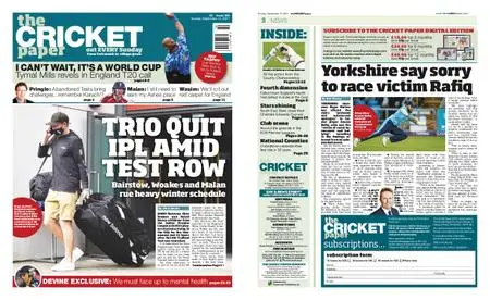 The Cricket Paper – September 12, 2021