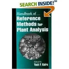 Handbook of Reference Methods for Plant Analysis