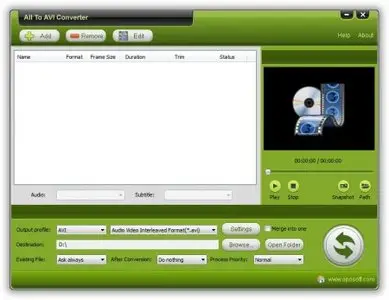 oposoft All To AVI Converter 8.2