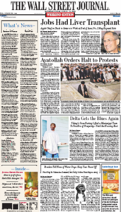 Wall Street Journal USA June 20/21 2009
