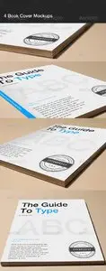GraphicRiver 4 Book Cover Mockups