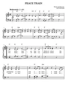 Peace train - Cat Stevens (Easy Piano)