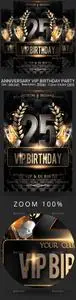 GraphicRiver - Vip Birthday Anniversary Party Flyer 22489680