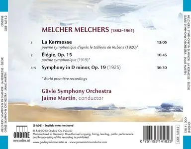 Jaime Martín, Gävle Symphony Orchestra - Melcher Melchers: Symphony; La Kermesse; Élégie (2023)