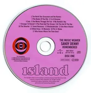 Sandy Denny - The Music Weaver: Sandy Denny Remembered (2008) {2CD Set, Island 530 725-9 rec 1966-1977}