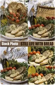 Stock Photo: Still life with bread