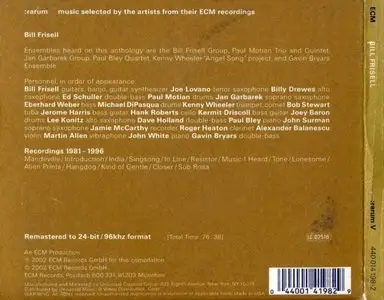 Bill Frisell - Selected Recordings (2002) {ECM rarum V}