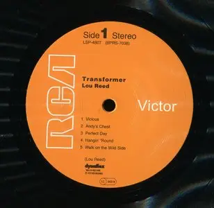 Lou Reed ‎– Transformer {Speakers Corner Reissue} vinyl rip 24/96