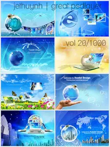 Jethuynh - Great PSDlayer Collection vol 1/1000 - vol 69/1000