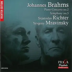 Svyatoslav Richter, Evgeny Mravinsky - Brahms: Piano Concerto No.2 & Symphony No.3 (2013)