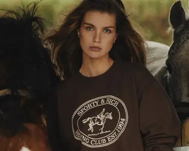 Luna Bijl - Sporty & Rich’s Equestrian Drop Fall/Winter 2024 Collection
