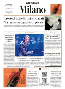 la Repubblica Milano - 20 Ottobre 2024