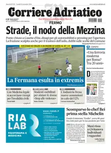 Corriere Adriatico Fermo - 25 Novembre 2024