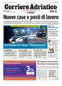 Corriere Adriatico Fermo - 1 Ottobre 2024